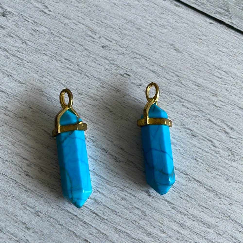2 Crystal Pendants